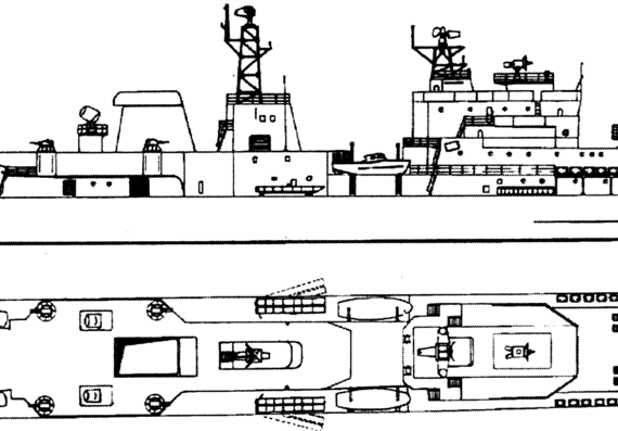 Корабль NMS Marasesti [Fregate] (1996) - чертежи, габариты, рисунки